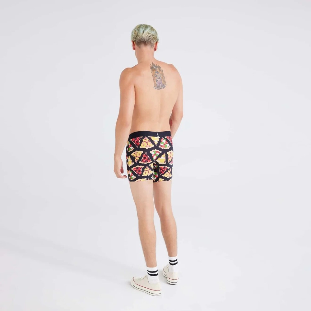 SAXX Cooling Cotton Boxer Brief 5"Men's Small NWT PIZZA Ballpark Pouch - Picture 3 of 10